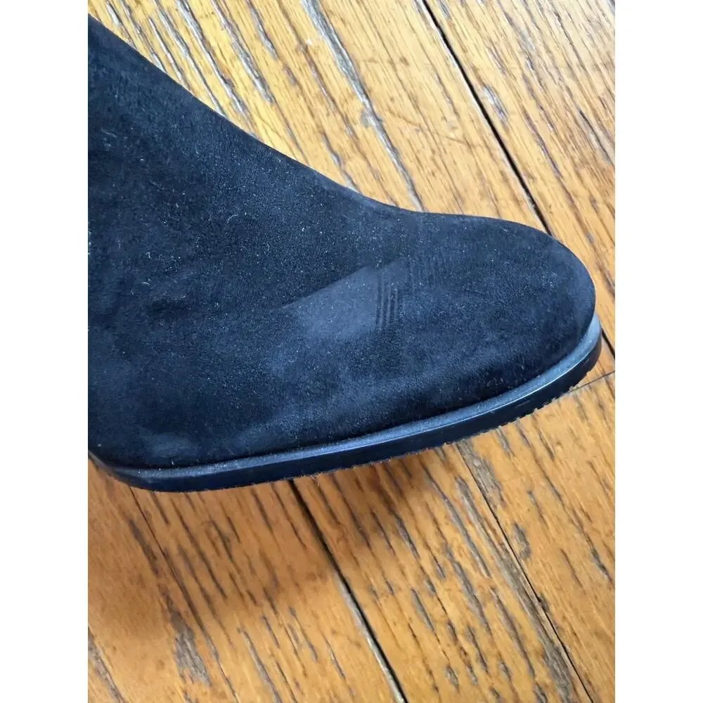 Womens Stuart Weitzman Over the Knee Boots Sz 5 Black Suede